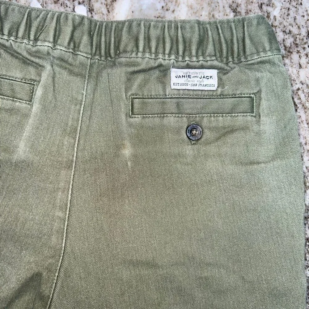 Janie and Jack, Cotton Blend Pull-on Shorts, Elastic Drawstring Waist, Boys 5